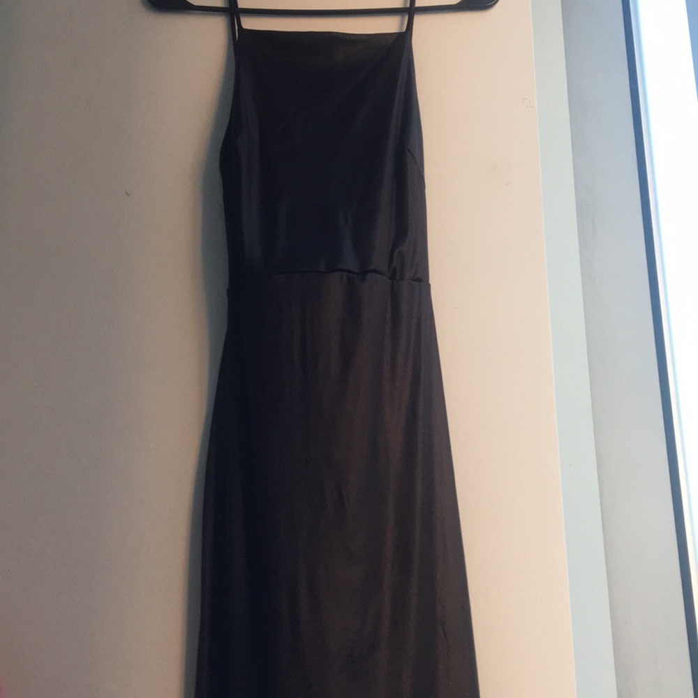 Windsor’s Black Silky Sexy Dress